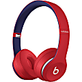 Beats by Dr. Dre Solo3 Wireless Headphones - Beats Club Collection - Club Red - Stereo - Wireless - Bluetooth - Over-the-head - Binaural - Circumaural - Red