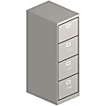 HON® 510 18-1/2"D Vertical 4-Drawer File Cabinet With Lock, Light Gray 1 thumbnail image