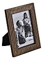 Realspace® Becker Wood Picture Frame, 5-3/4" x 7-3/4", Matted For 4" x 6", Natural