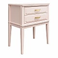 Ameriwood™ Stella Accent Table, 28"H x 23-5/8"W x 15-5/8"D, Pink