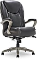 Serta® Smart Layers™ Hensley Big & Tall Ergonomic Bonded Leather High-Back Chair, Dark Gray/Silver 1 thumbnail image