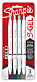 Sharpie S-Gel Retractable Gel Pens, Medium Point, 0.7mm  White Barrels, Assorted Inks, Pack Of 4 Pens 1 thumbnail image