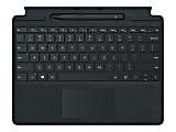 Microsoft Surface Pro Signature Keyboard - Keyboard - with touchpad, accelerometer, Surface Slim Pen 2 storage and charging tray - QWERTY - English - black - commercial - with Slim Pen 2 - for Surface Pro X, Pro 8, Pro 9