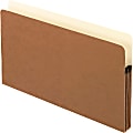 Pendaflex® Smart Shield™ File Pockets, Legal Size, Redrope, 3 1/2" Expansion