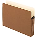 Pendaflex® Smart Shield™ File Pockets, Letter Size, Redrope, 5 1/4" Expansion