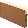 Pendaflex® Smart Shield™ File Pockets, Legal Size, Redrope, 5 1/4" Expansion