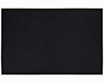 Ghent® Rubber Bulletin Board, 48 1/2" x 60 1/2", 90% Recycled, Black Satin Aluminum Frame