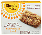 Simple Mills Soft Baked Bars, Nutty Banana Bread, 1.19 Oz, Total Qty 6 1 thumbnail image