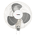 Lorell® 16" 3-Speed Wall Mount Fan With Pull Chain, White 1 thumbnail image