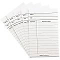 Hygloss White Library Cards - 3" x 5" Sheet Size - White Sheet(s) - Card Stock - 50 / Pack 1 thumbnail image
