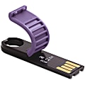 Verbatim 8GB Micro Plus USB Flash Drive - Violet - 8GB - Violet - 1 Pack - Rugged Design, Password Protection, Dust Proof, Water Resistant"