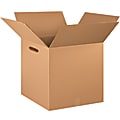 Partners Brand Brand Double-Wall Boxes With Hand Holes, 24" x 24" x 24", Kraft, Pack Of 10 1 thumbnail image