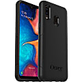 OtterBox Commuter Series Lite Case for Galaxy A20 - For Samsung Galaxy A20 Smartphone - Black - Impact Absorbing, Impact Resistant, Drop Resistant, Bump Resistant - Polycarbonate, Synthetic Rubber 1 thumbnail image