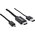 Manhattan Micro-USB 11-pin to HDMI, with USB type-A power