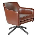 Office Star™ Faux Leather Guest Chair, Gray 1 thumbnail image