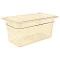 Cambro 1/9 Size H-Pan Food Pan, 2.5" Deep, Amber 1 thumbnail image