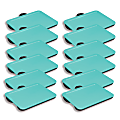 LapGear Compact Lap Desks, 2" x 13-3/4" x 10", Aqua Sky, Pack Of 12 Desks