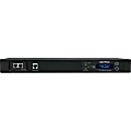 CyberPower PDU20SWT10ATNET 100 - 120 VAC 20A Switched ATS PDU - 10 Outlets, 10 ft, 2 x NEMA L5-20P, Horizontal, 1U, LCD, 3YR Warranty 1 thumbnail image