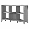 Bush Furniture Salinas 30"H 6 Cube Storage, Cape Cod Gray, Standard Delivery