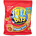 Mondelez Miniature Peant Butter Cracker Sandwiches - Peanut Butter - Packet - 1.50 oz - 60 / Carton 1 thumbnail image
