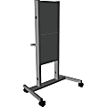 InFocus Mobile Cart for Vertical Lift Mount - 209 lb Capacity - 45.5" Width x 27.3" Depth x 71.1" Height - Gray