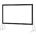 Da-Lite Heavy Duty Fast-Fold Deluxe 184" Projection Screen - 16:9 - Da-Tex - 90.2" x 159.8" - Tripod