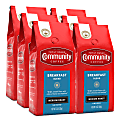 Community Coffee Arabica Ground Coffee, Breakfast Blend, 12 Oz Per Bag, Carton Of 6 Bags 1 thumbnail image