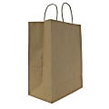 Karat Kraft Laguna Paper Shopping Bags, 13 3/8" x 5 3/8" x 9 1/2", Brown, Case Of 250 Bags 1 thumbnail image