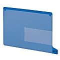 Smead® Durable Poly End-Tab Out Guides, Letter Size, Blue, Pack Of 25 1 thumbnail image