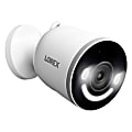 Lorex 4K Indoor/Outdoor Wi-Fi Security Camera With Smart Security Lighting, White