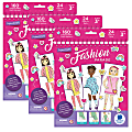 Educational Insights PaperCraft Fashion Parade Paper Dolls Set, Pack Of 3 Sets