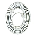 PowerGear Phone Line Cord, 25', White, 76119999 1 thumbnail image
