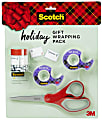 Scotch® Holiday Gift Wrapping Tape Pack, Multicolor 1 thumbnail image