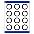 Avery® Printable Round Cards With Sure Feed® Technology, 2", Matte White With Black And White Polka Dots, Pack Of 120 1 thumbnail image