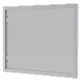 HON BL Hutch Doors, Frosted - 13.5" x 0.8" x 17" - Material: Glass - Finish: Silver Frame, Frost 1 thumbnail image