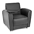 OFM Interplay-Series Single-Tablet Chair, 33"H x 43"W x 32"D, Black/Tungsten