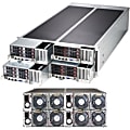 Supermicro SuperServer F627R2-FT+ Barebone System - 4U Rack-mountable - Intel C602 Chipset - 4 Number of Node(s) - Socket R LGA-2011 - 2 x Processor Support - Black