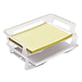 Office Depot® Brand Side-Load Stacking Desk Tray, Letter Size, Clear, Pack Of 2 1 thumbnail image