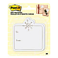 Post-it Printed Notes, 3 in. x 3 in., 2 Pads, 30 Sheets/Pad, Snowflake tag design 1 thumbnail image