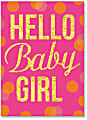 Viabella New Baby Girl Greeting Card, 5" x 7", Multicolor
