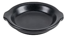 Foundry™ Ceramic Round Au Gratin Dishes, 10 Oz, Black, Pack Of 24 Dishes