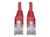 Eaton Tripp Lite Series Cat5e 350 MHz Snagless Molded (UTP) Ethernet Cable (RJ45 M/M), PoE - Red, 14 ft. (4.27 m) - Patch cable - RJ-45 (M) to RJ-45 (M) - 14 ft - UTP - CAT 5e - IEEE 802.3ba - molded, snagless, stranded - red