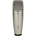 Samson C01U PRO Wired Condenser Microphone - Mono - 20 Hz to 20 kHz - Shock Mount - USB, Mini-phone