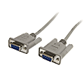StarTech.com 6 ft Straight Through Serial Cable - DB9 F/F - Connect two DB9 equipped serial devices