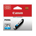 Canon® CLI-271 Cyan Ink Tank, 0391C001 1 thumbnail image