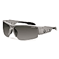 Ergodyne Skullerz® Safety Glasses, Dagr, Anti-Fog, Matte Gray Frame, Smoke Lens