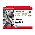 Office Depot® Brand Remanufactured Cyan Toner Cartridge Replacement For Lexmark™ 24B6008, ODXC2130C