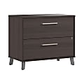 WorkPro Motiva 36"W 2-Drawer Lateral File Cabinet, Storm Gray, Installation Included 1 thumbnail image