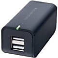 iEssentials Dual USB Wall Charger - 5 V DC/2.10 A Output
