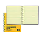 Rediform® Brown Board Notebook, 6-7/8 x 8-1/4", 1 Subject, 80 Sheets, Brown
